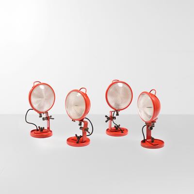 Quattro Lampade da Tavolo o a Parete Mod. Jeep