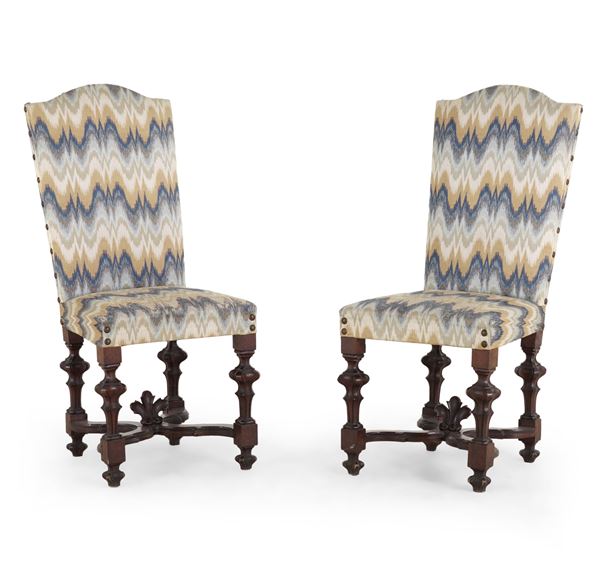 Coppia di sedie Luigi XIV. XVIII secolo