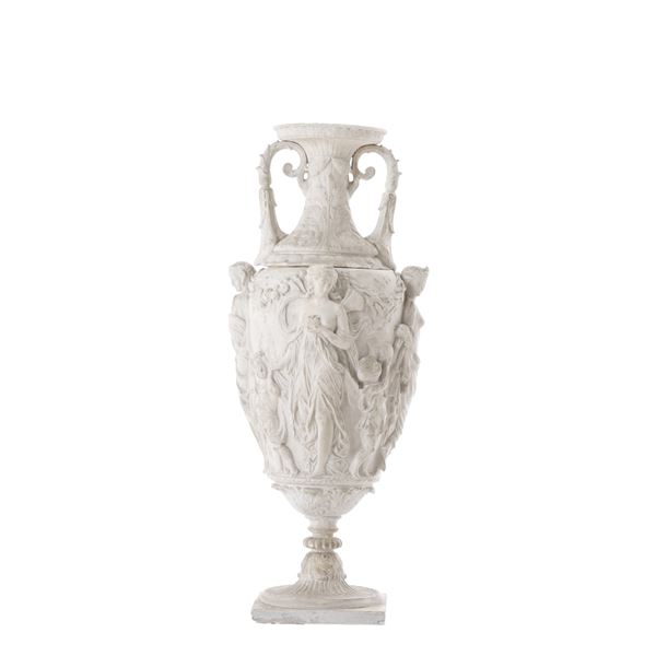 Vaso in gesso. XX secolo