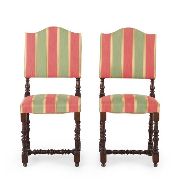 Coppia di poltrone a rocchetto, XIX-XX secolo