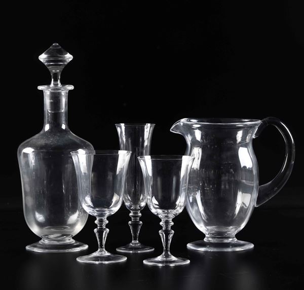 Servizio di calici, XX secolo.