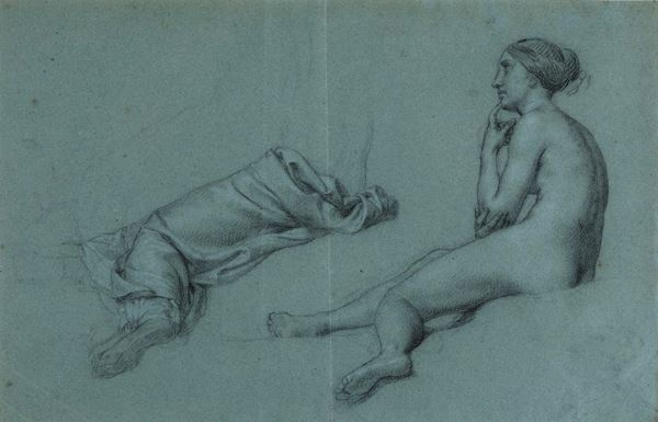 Studio di nudo e panneggio