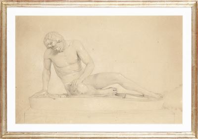 Copia della Celebre Scultura Romana Galata Morente dei Musei del Campidoglio