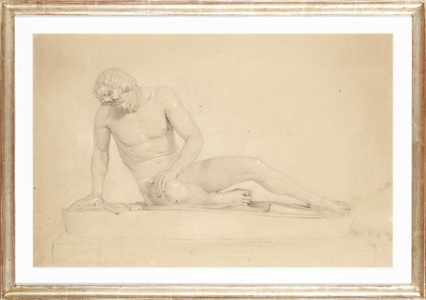 Copia della celebre scultura romana Galata Morente dei Musei del Campidoglio