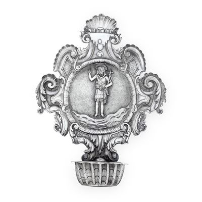 Probabilmente Genova, XVIII-XIX Secolo, Marchio di Ricontrollo con Croce Mauriziana e Delfino Gra...