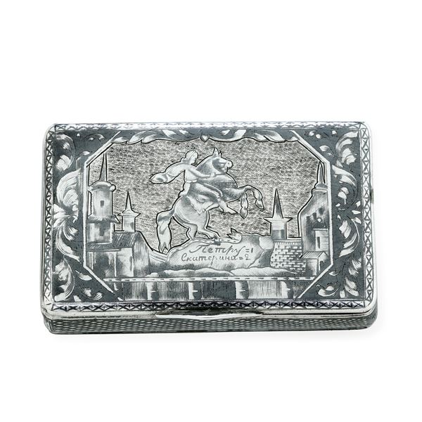 Mosca, fine del XIX secolo. Tabacchiera