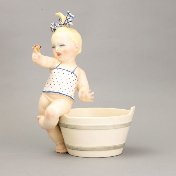 Lenci, Torino 1935 ca Bimba e mastello