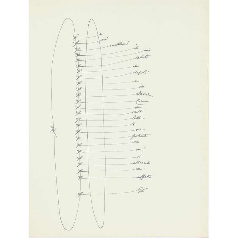 Gio Ponti : Ink on paper.  - Auction Fine Design - Cambi Casa d'Aste