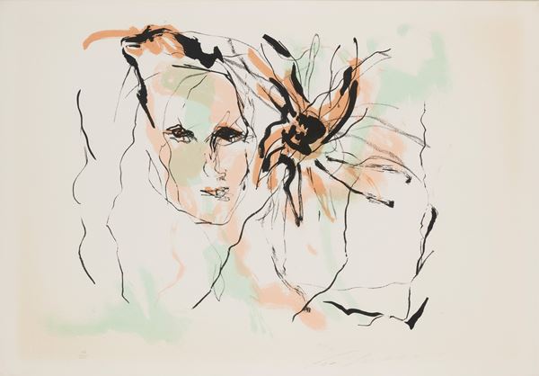 Litografia di Ernesto Treccani