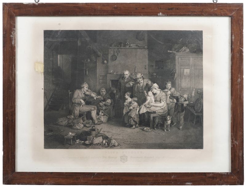 John Burnet (1784-1868) The Blind Fiddler  - Auction Antiquariato - Cambi Casa d'Aste
