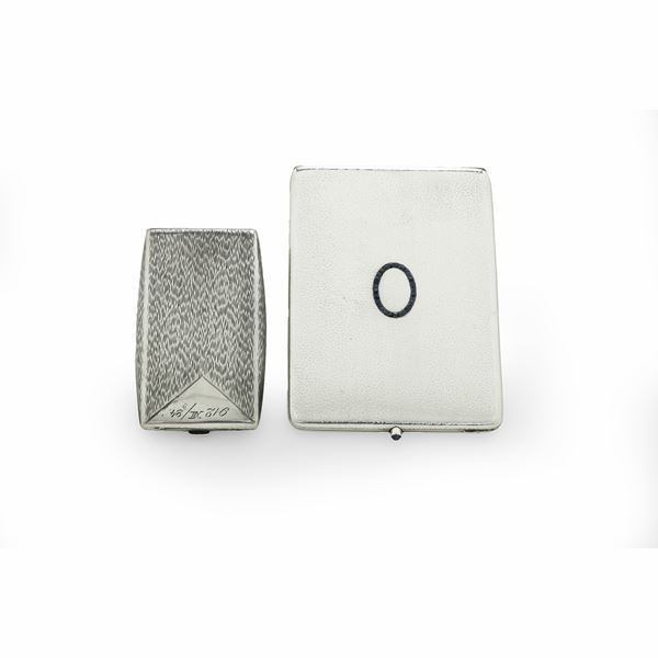 Lotto di 2 tabacchiere. Germania XIX-XX secolo