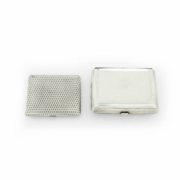 Lotto di 2 tabacchiere. Germania XIX-XX secolo