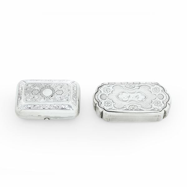 Due tabacchiere. Germania e Francia XIX-XX secolo