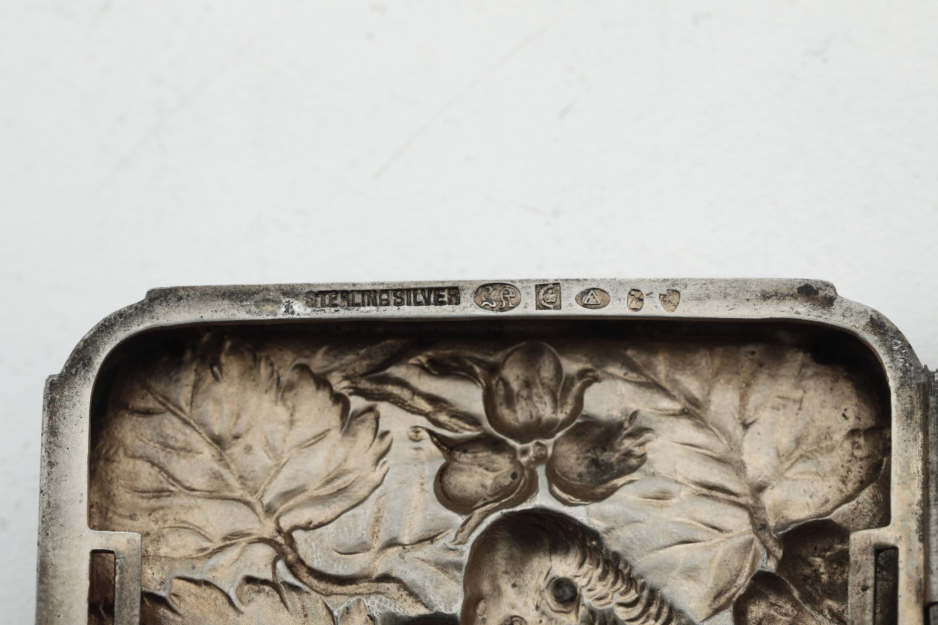 Germania, Inizi XX Secolo Portasigarette con Decoro Animalier