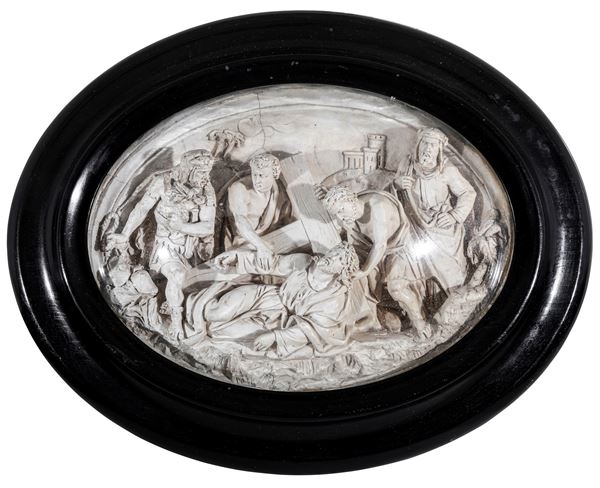 Cristo al calvario. Francia, XIX-XX secolo