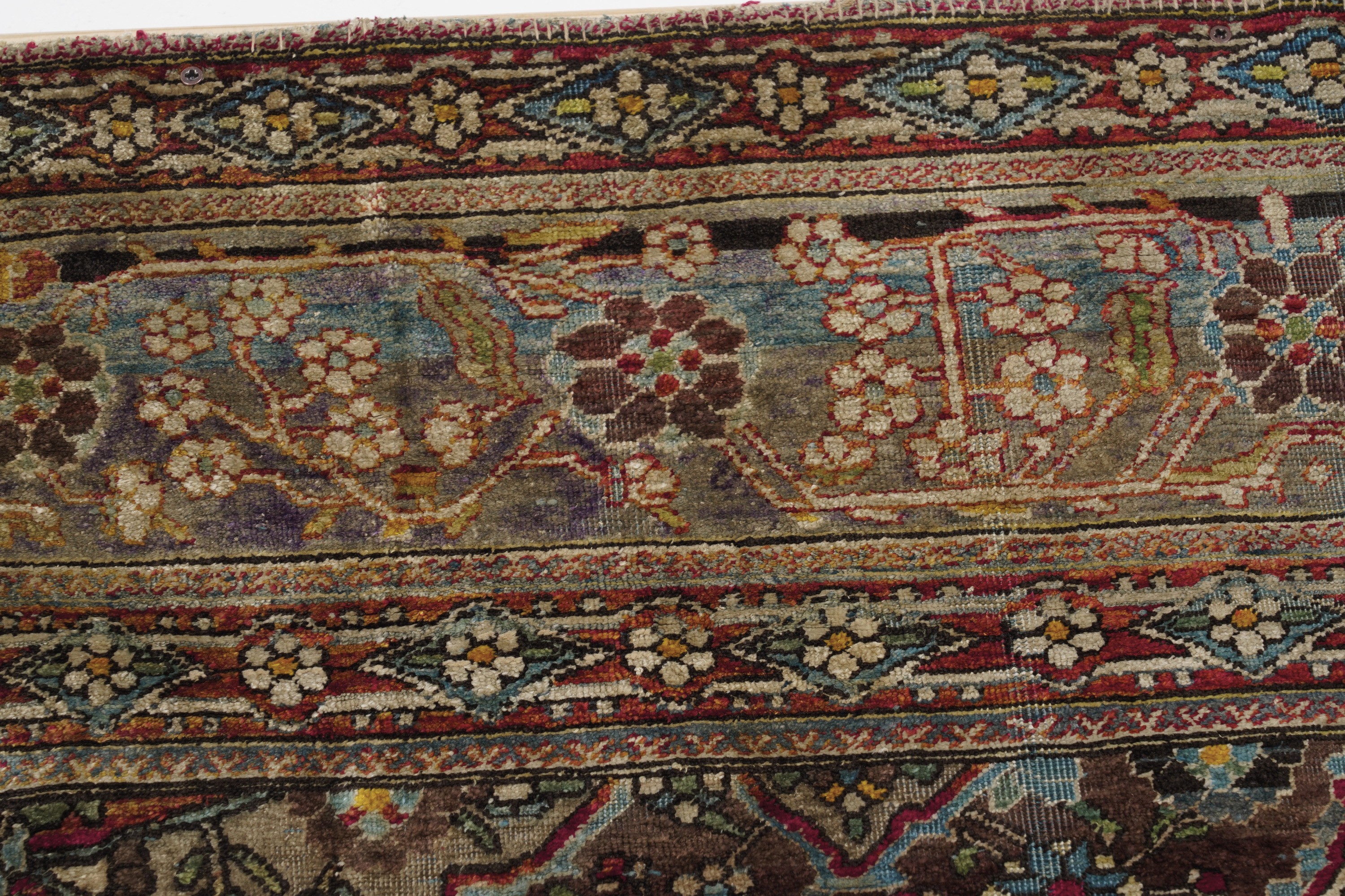 Tappeto Kashan in Seta Fine XIX Inizio XX Secolo