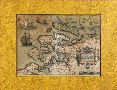 Carta Geografica della Zelandia