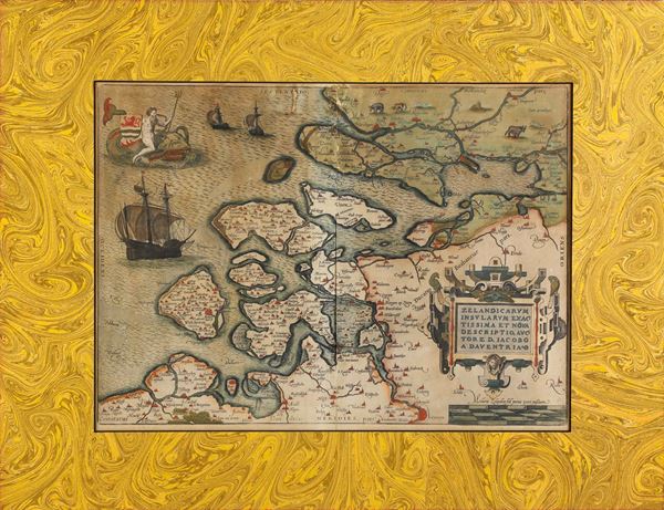 Carta geografica della Zelandia