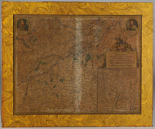 Carta geografica della Marca di Ravensberg