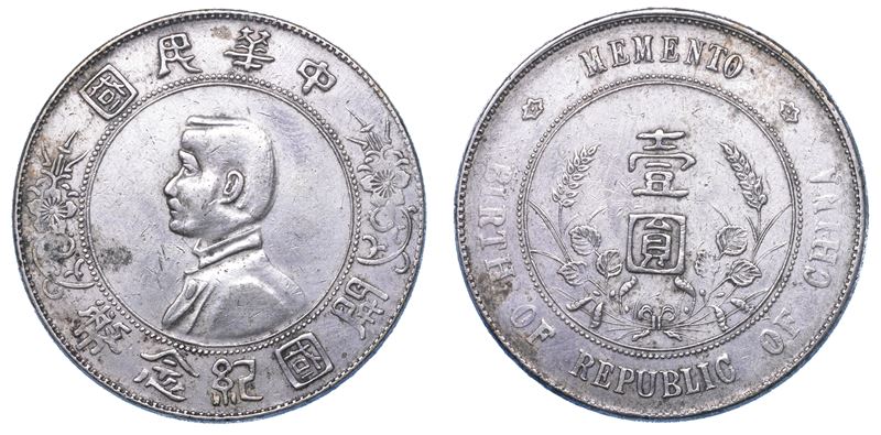 CINA. REPUBLIC, 1912-1949. Dollar (1927).  - Auction Numismatics - I - Cambi Casa d'Aste