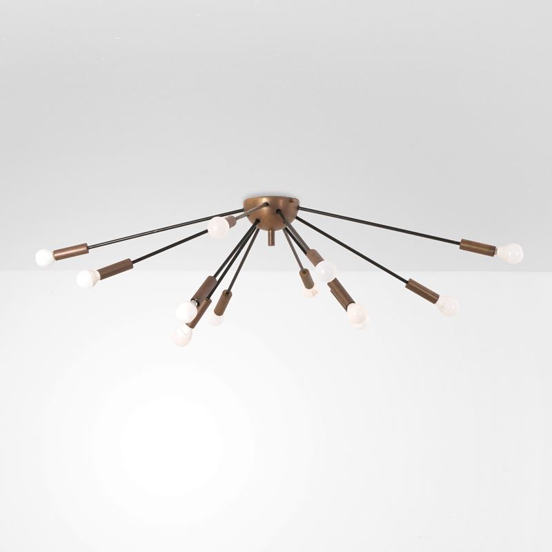Stilnovo : Lampada a plafone o a parete  - Auction Design - Cambi Casa d'Aste