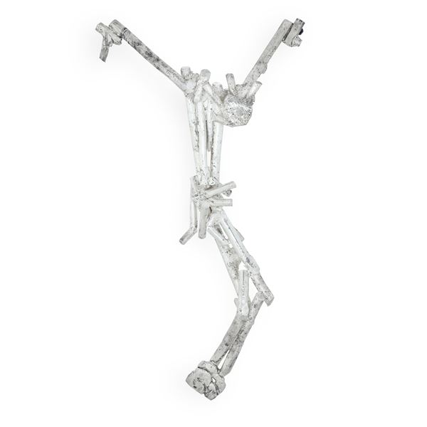 Arte orafa italiana della seconda metà del XX secolo, firma dell'autore parziale non identificato Crocifissione