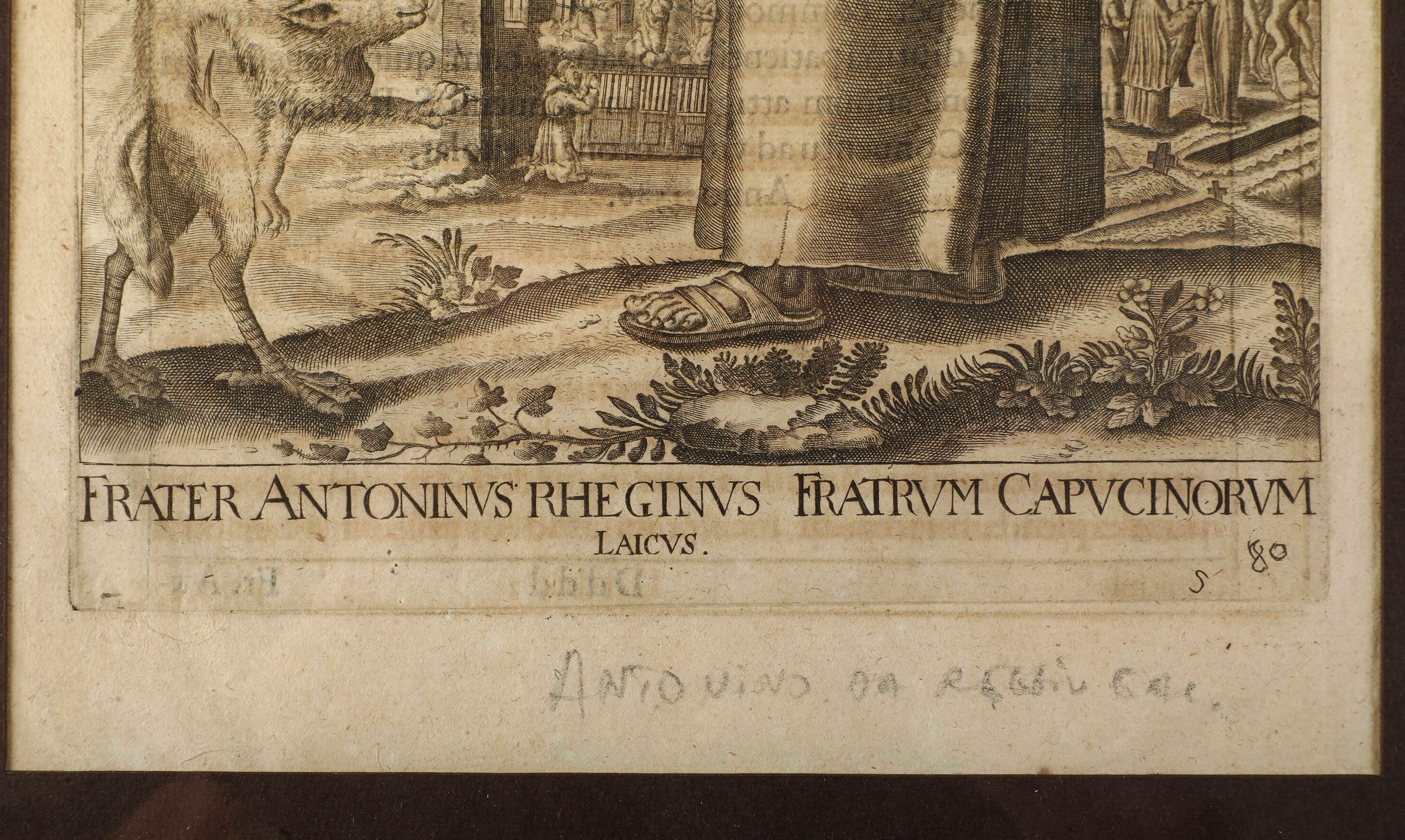 Anonimo Frate Antonio da Reggio Calabria, Fine Secolo XVI- Inizi Secolo XVII