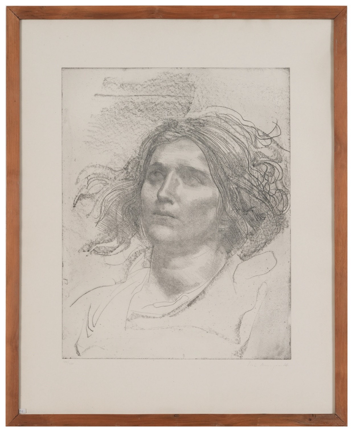 Pietro Annigoni - Volto di Donna - gli Amanti Nascosti
