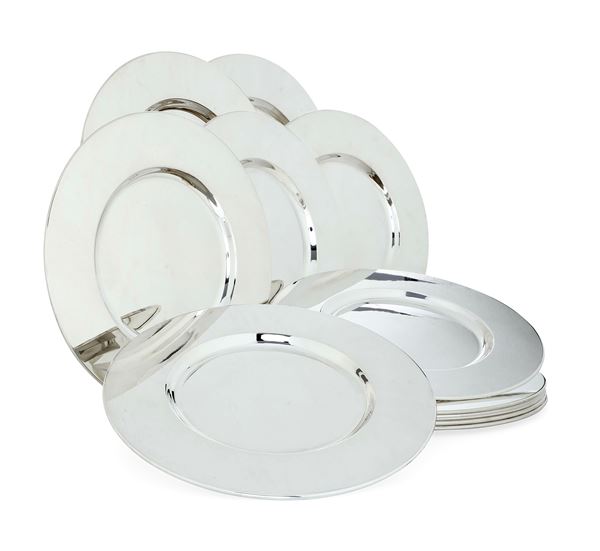 Dodici piattini. Argenteria artistica fiorentina del XX-XXI secolo, argentiere Brandimarte.