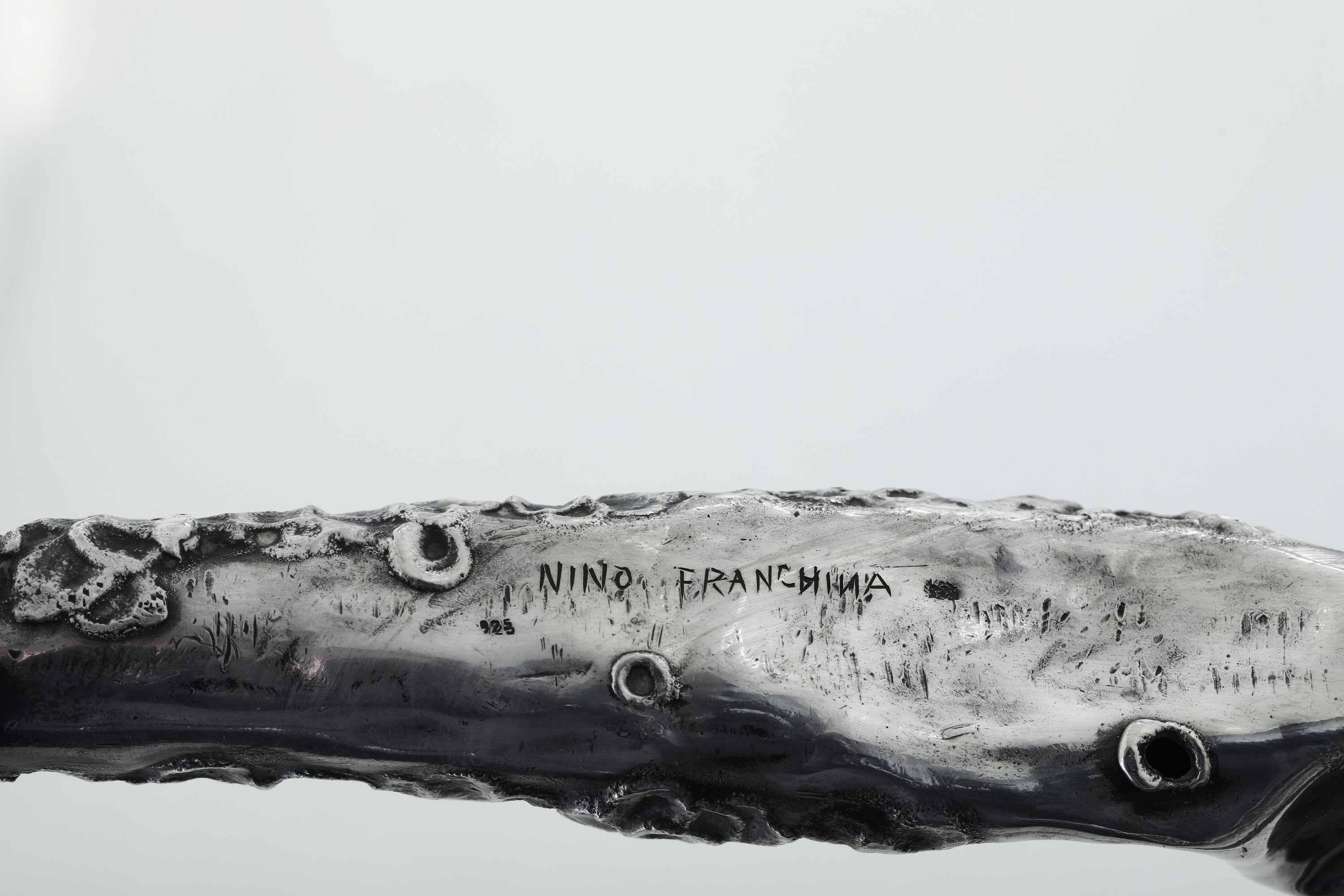 Arte Italiana, Seconda Metà del XX Secolo. Nino Franchina (1912-1988). Firma Incisa Grande Candel...