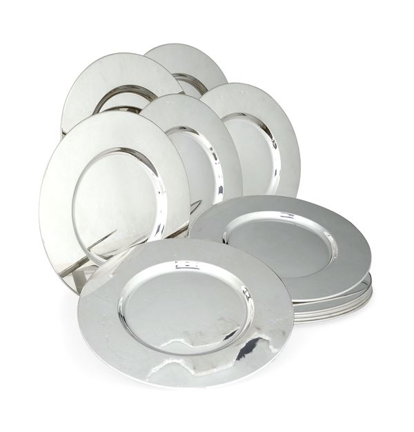 Dodici piatti. Argenteria artistica fiorentina del XX-XXI secolo, argentiere Brandimarte.