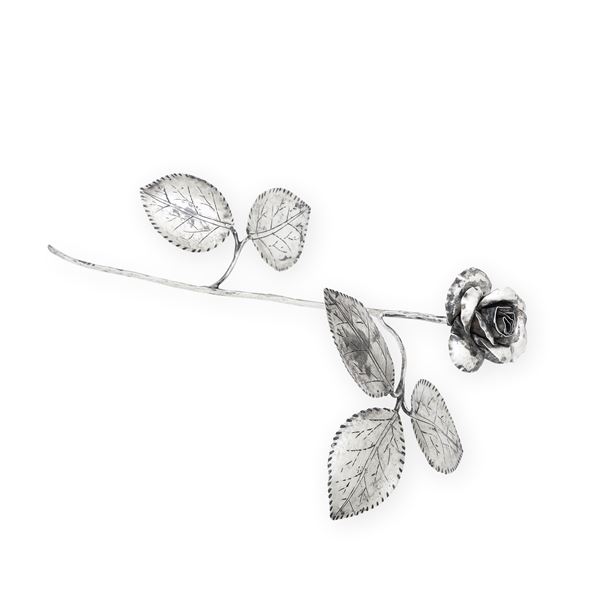 Rosa. Argenteria artistica fiorentina del XX-XXI secolo, argentiere Brandimarte.