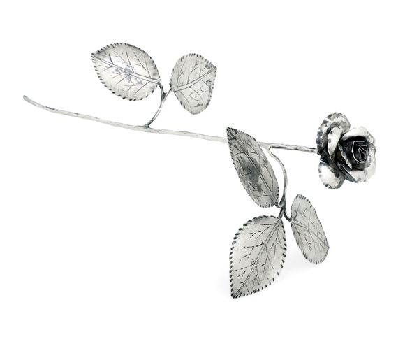 Rosa. Argenteria artistica fiorentina del XX-XXI secolo, argentiere Brandimarte.