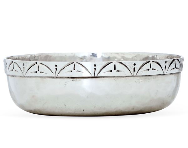 Ciotola. Argenteria artistica fiorentina del XX-XXI secolo, argentiere Brandimarte.