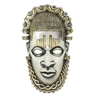 Maschera, metallo argentato, Italia, XX secolo