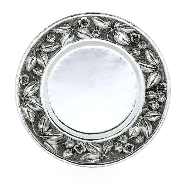 Piatto. Argenteria artistica fiorentina del XX-XXI secolo, argentiere Brandimarte.