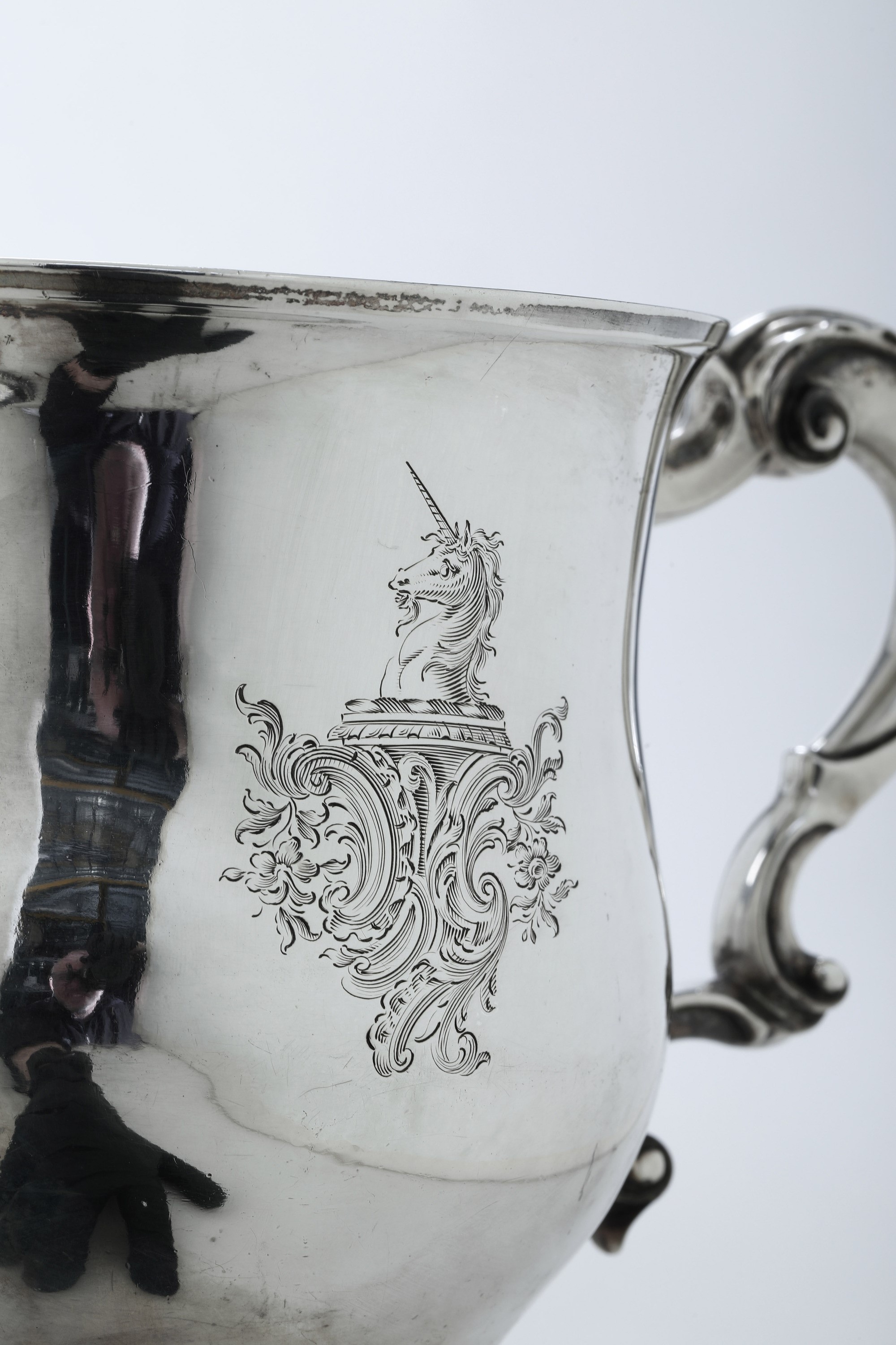 Londra, Inghilterra, 1765, Argentiere Whipnam & Wright Coppa Biansata