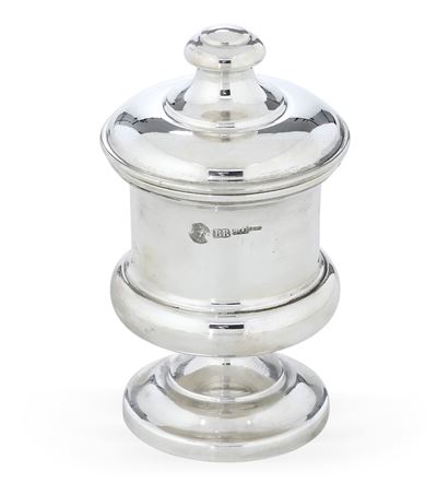 Vaso con Coperchio. Argenteria Artistica Fiorentina del XX-XXI Secolo, Argentiere Brandimarte.