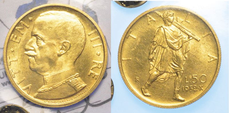 REGNO D'ITALIA. VITTORIO EMANUELE III DI SAVOIA, 1900-1946. 50 Lire 1932/A. X. Littore.  - Asta Numismatica - I - Cambi Casa d'Aste