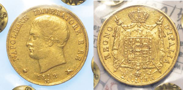 MILANO. NAPOLEONE I, 1805-1814 20 lire 1812.