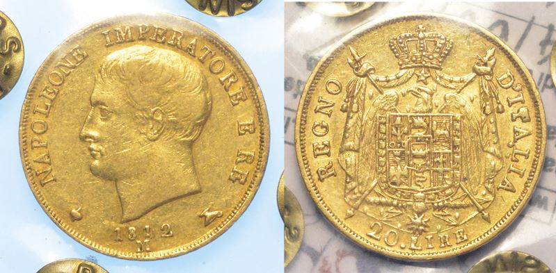 MILANO. NAPOLEONE I, 1805-1814 20 lire 1812.  - Asta Numismatica - I - Cambi Casa d'Aste