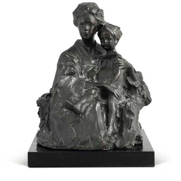 Paolo Troubetzkoy - Elin con il Figlio Pierre
