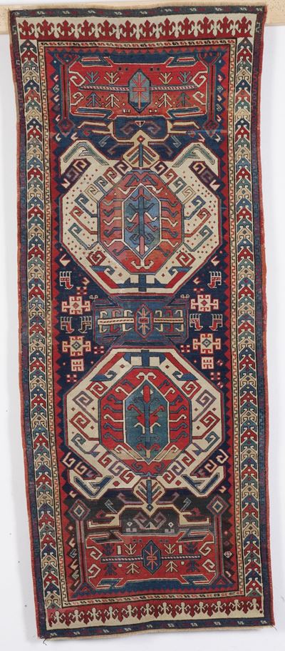 Tappeto Kazak Lenkoran, Caucaso Fine XIX Secolo