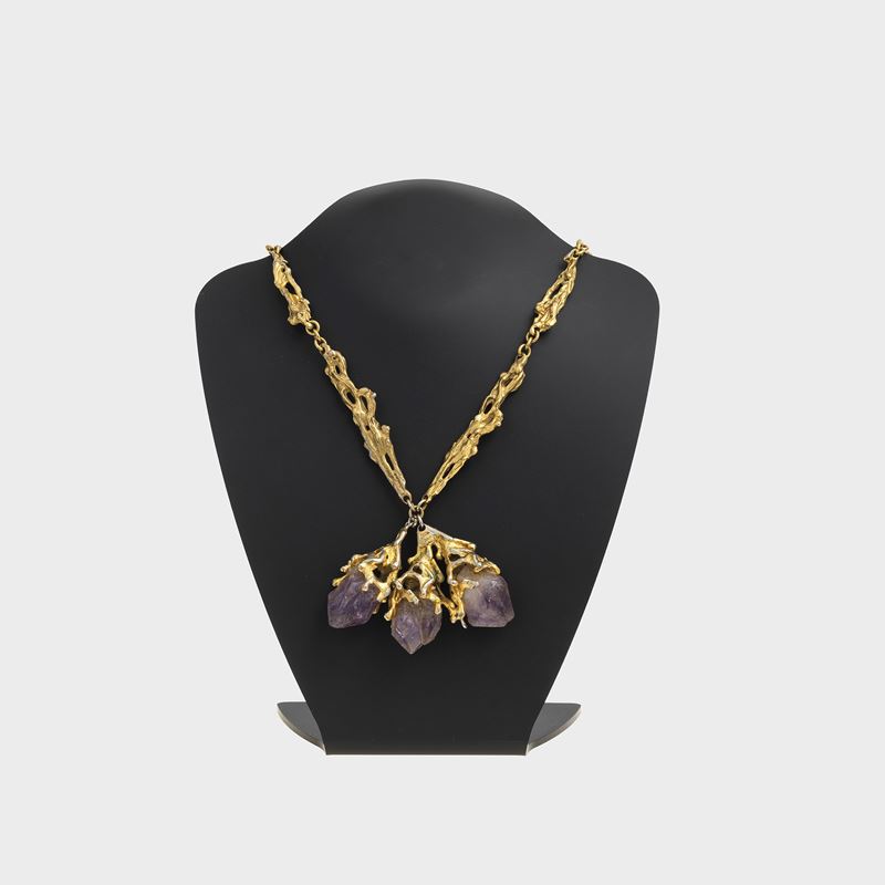 Gabriella Crespi : Collana collezione Gocce Oro  - Asta Fine Design - Cambi Casa d'Aste