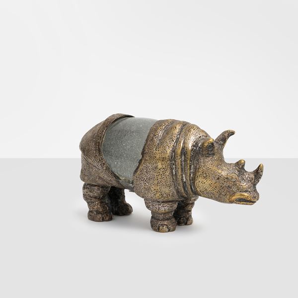 Gabriella Crespi - Rhinoceros from the Small Animals series.