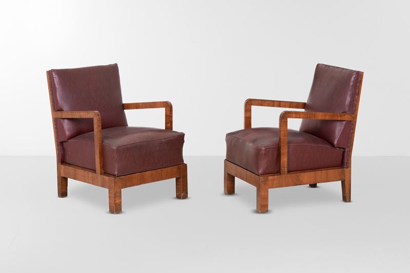 Due poltrone  - Auction Design Lab - Cambi Casa d'Aste