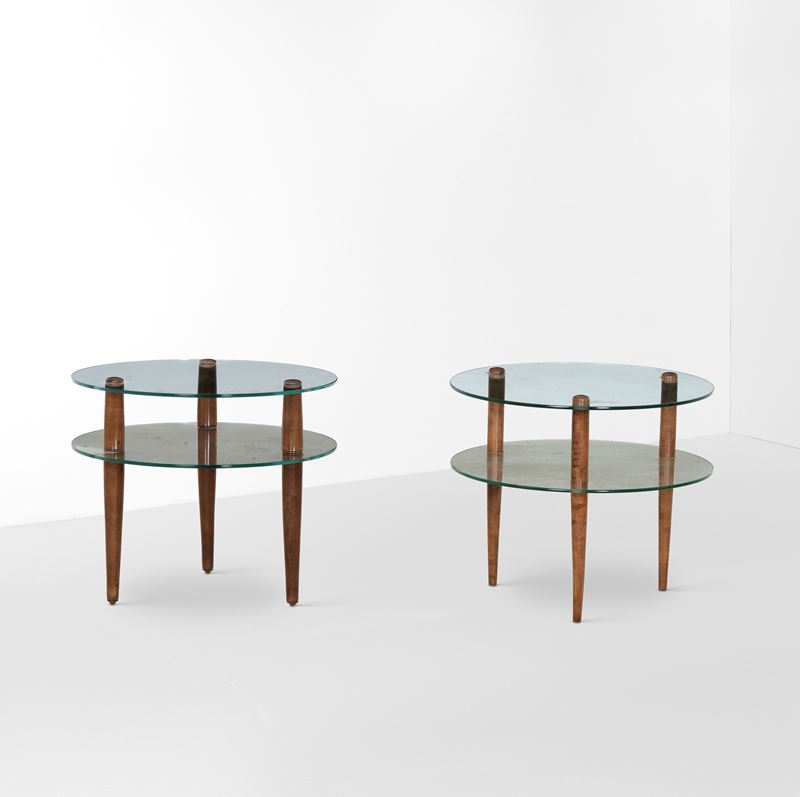 Enrico Paolucci : Due tavoli bassi.  - Auction Design Lab - Cambi Casa d'Aste