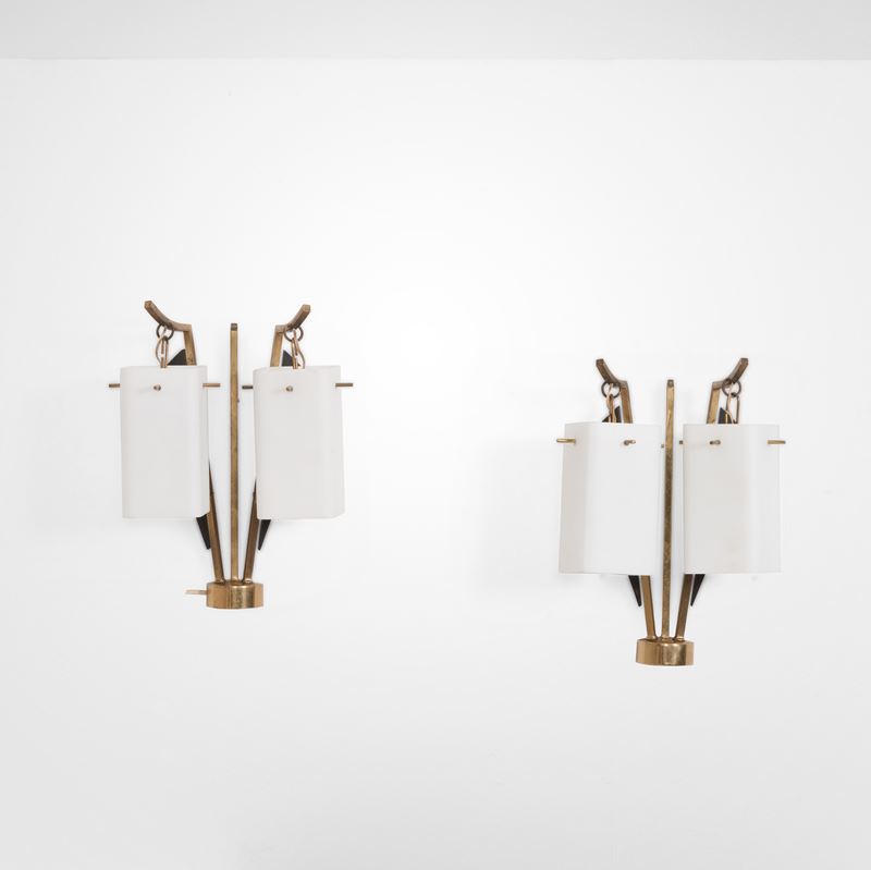 Due lampade da parete  - Auction Design Lab - Cambi Casa d'Aste