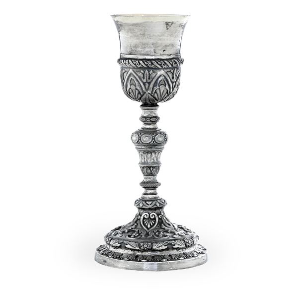 Napoli, XIX secolo, argentiere P.S (documentato ma non identificato) Calice
