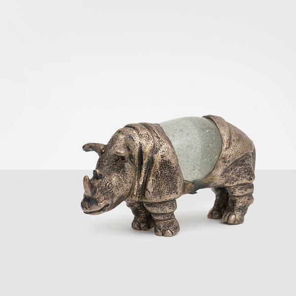 Gabriella Crespi - Rhinoceros from the Small Animals series.